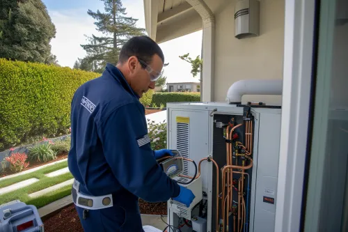 Installation et jonction des liaisons frigorifiques entre l'unité intérieure et extérieure d'une pompe à chaleur R32